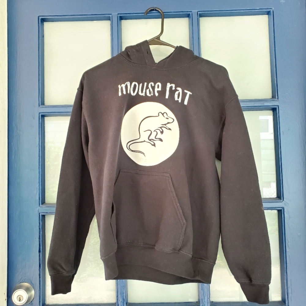 Mouse Rat (Parks & Recreation) Sz S Black Hoodie